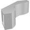 Ekena Millwork 3-in. W x 8-in. D x 8-in. H Stanfield Architectural Grade PVC Knee Brace BRCP03X08X08STA - alternate 6